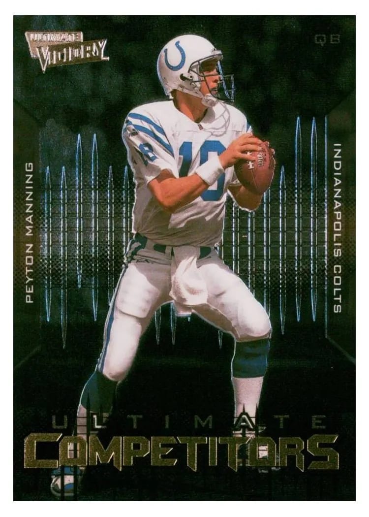 2000 Upper Deck Ultimate Victory Competitors Peyton Manning #UC2 card