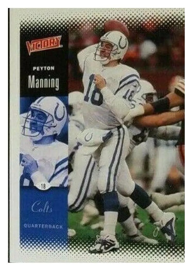 2000 Upper Deck Victory Peyton Manning #76 card