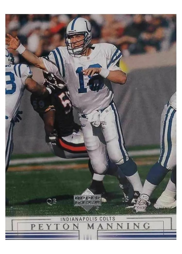 2001 Upper Deck Peyton Manning #68 card