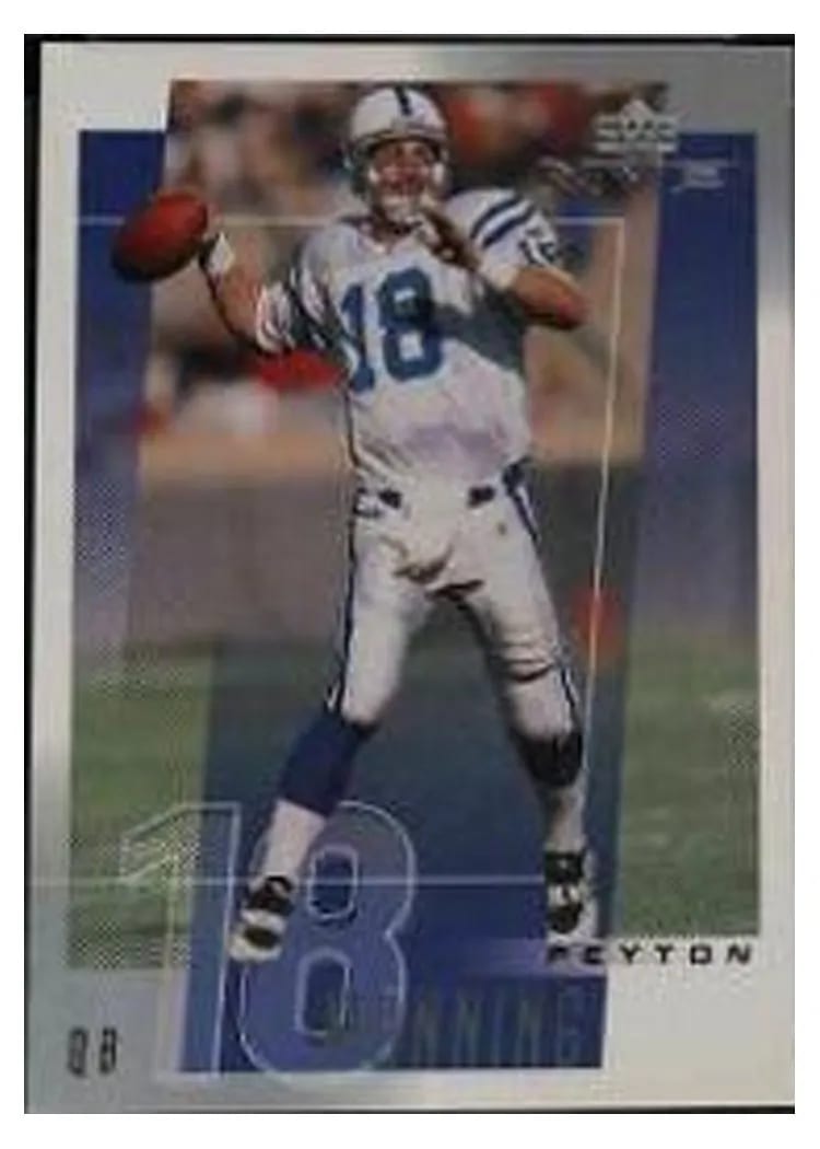 2001 Upper Deck MVP Peyton Manning #106 card