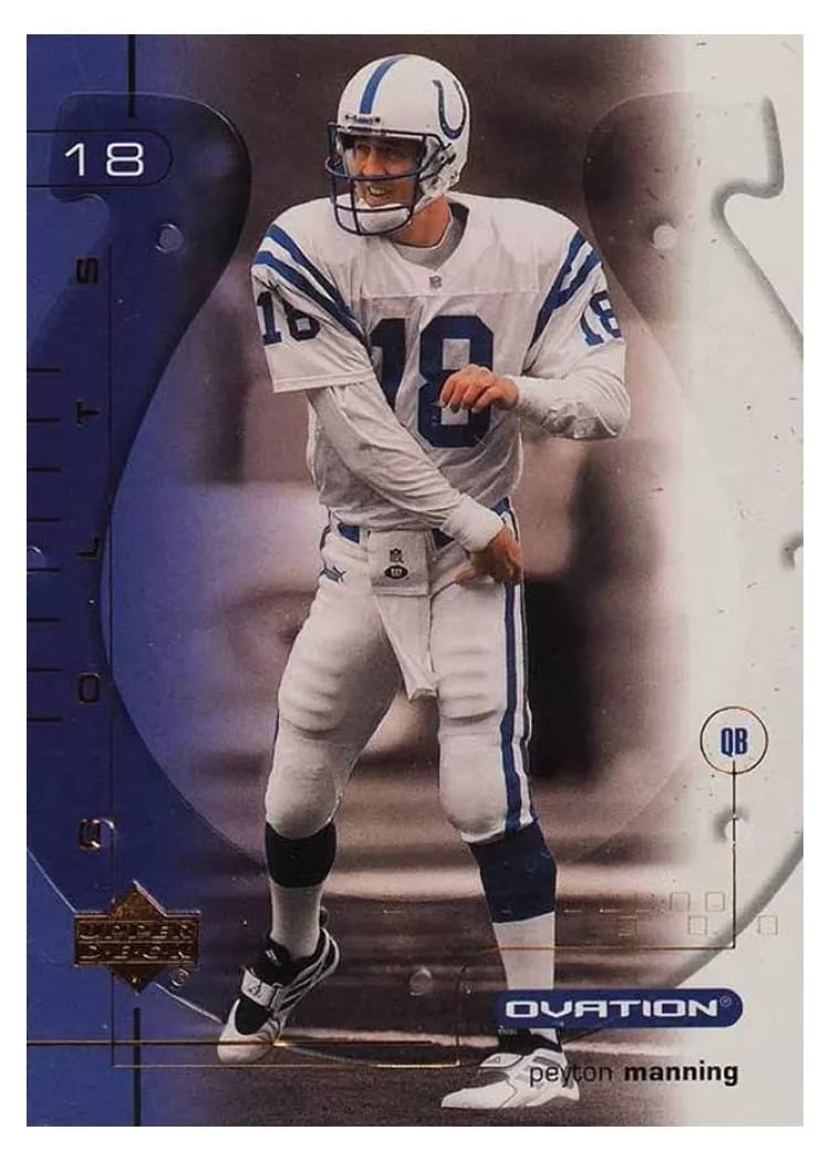 2001 Upper Deck Ovation Peyton Manning #39 card