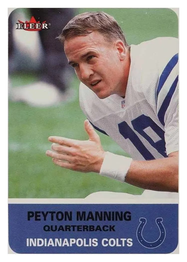 2002 Fleer Peyton Manning #121 card