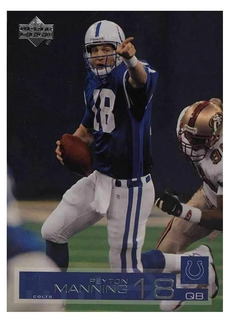 2002 Upper Deck Peyton Manning #73 card