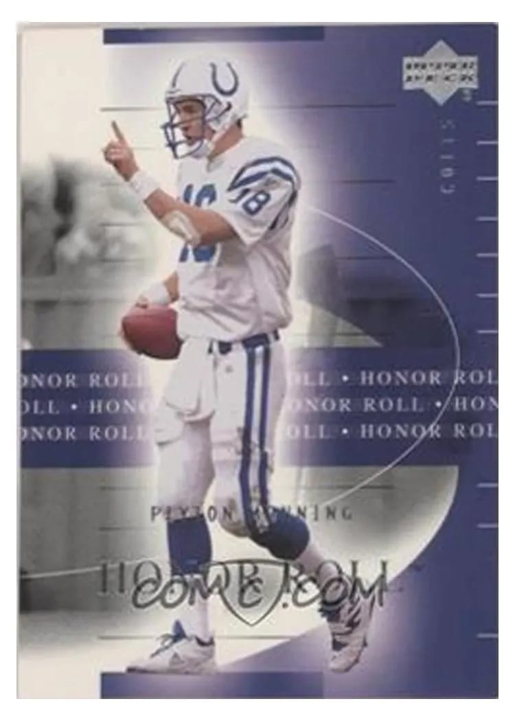 2002 Upper Deck Honor Roll Peyton Manning #24 card