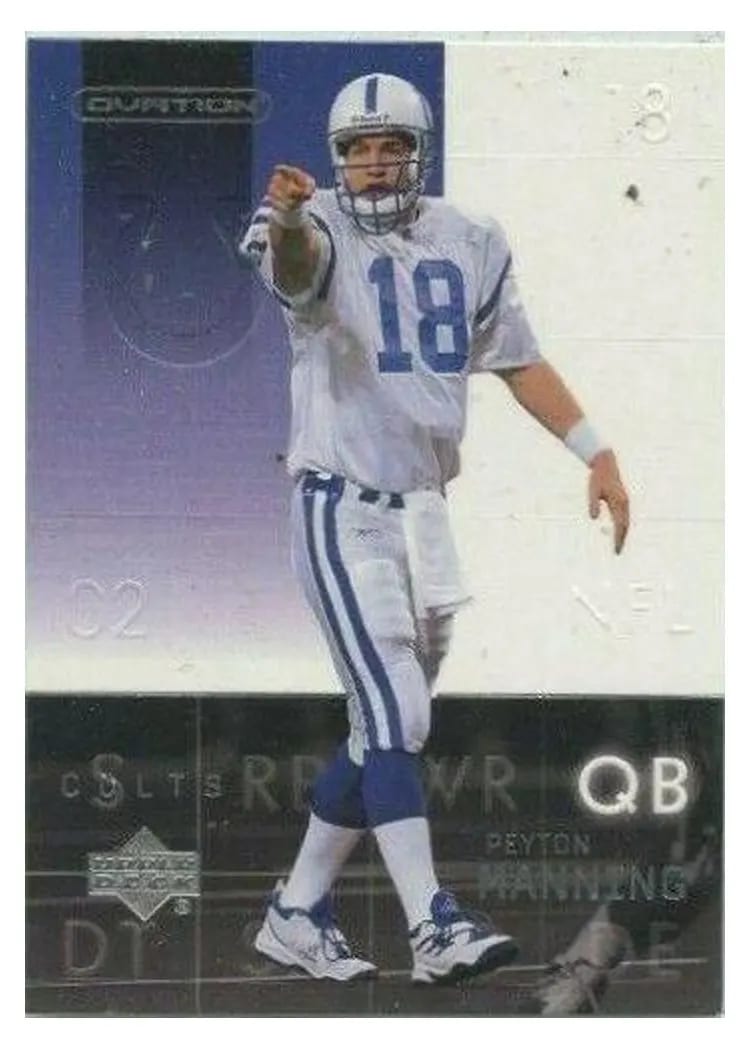 2002 Upper Deck Ovation Peyton Manning #37 card