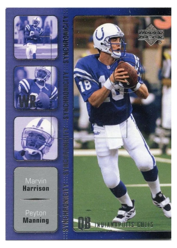 2002 Upper Deck Synchronicity Peyton manning #Sy-6 card