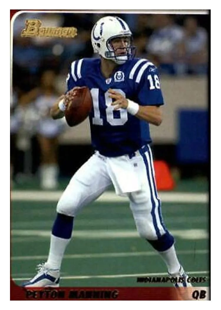 2003 Bowman Peyton Manning #38 card