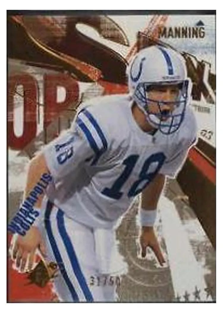 2003 Spx Peyton Manning #1 card