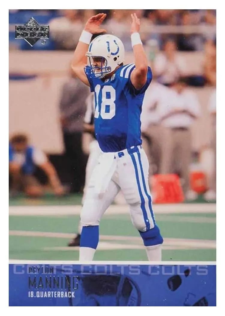 2003 Upper Deck Peyton Manning #51 card