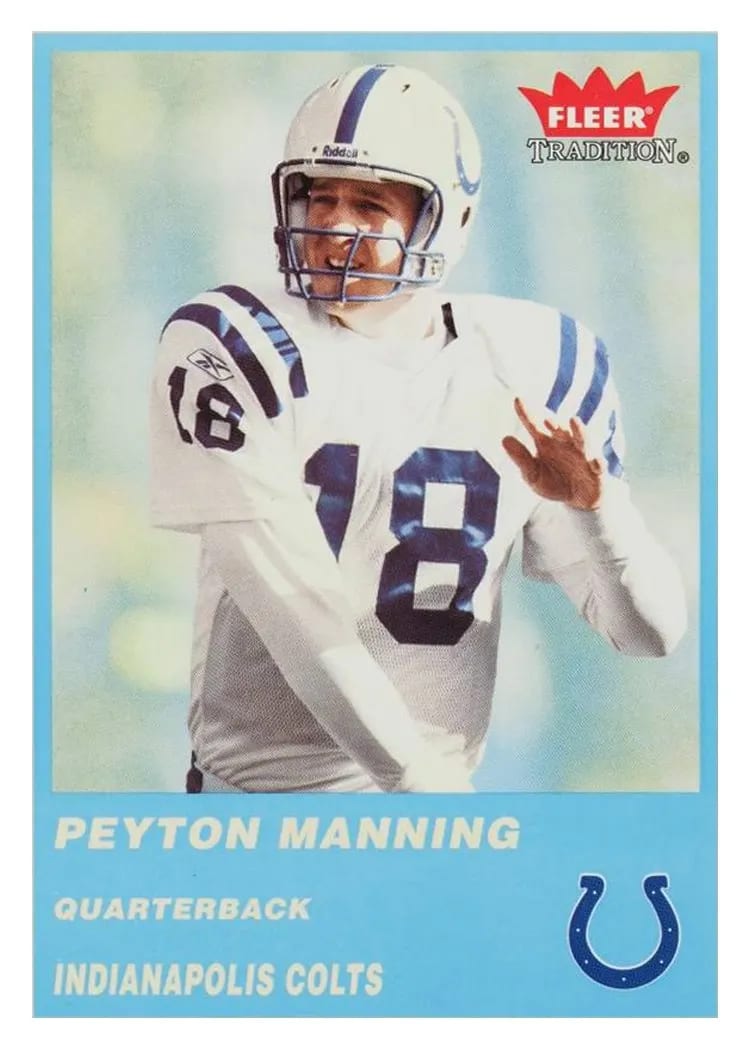 2004 Fleer Tradition Peyton Manning #46 card