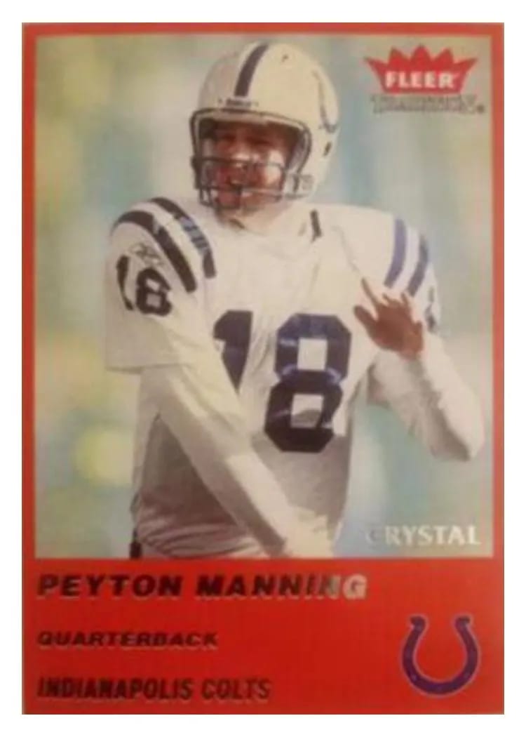 2004 Fleer Tradition Peyton Manning #46 card