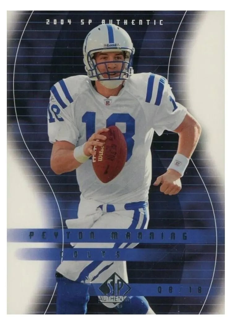 2004 SP Authentic Peyton Manning #39 card