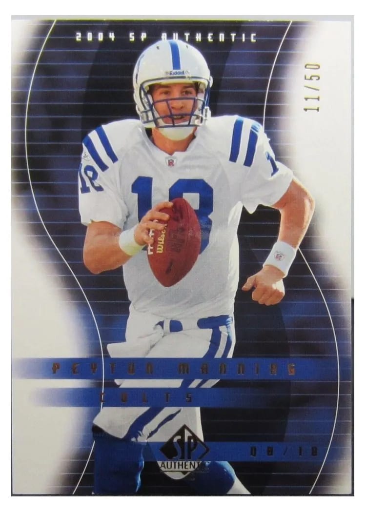 2004 SP Authentic Peyton Manning #39 card