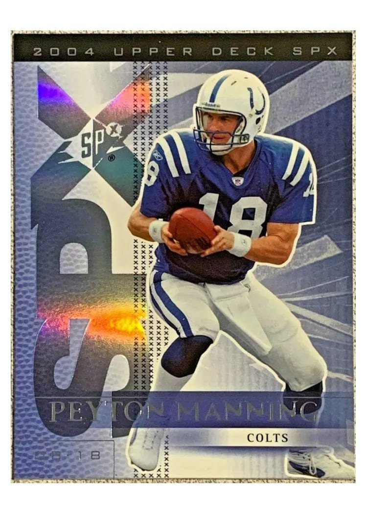 2004 Spx Peyton Manning #40 card