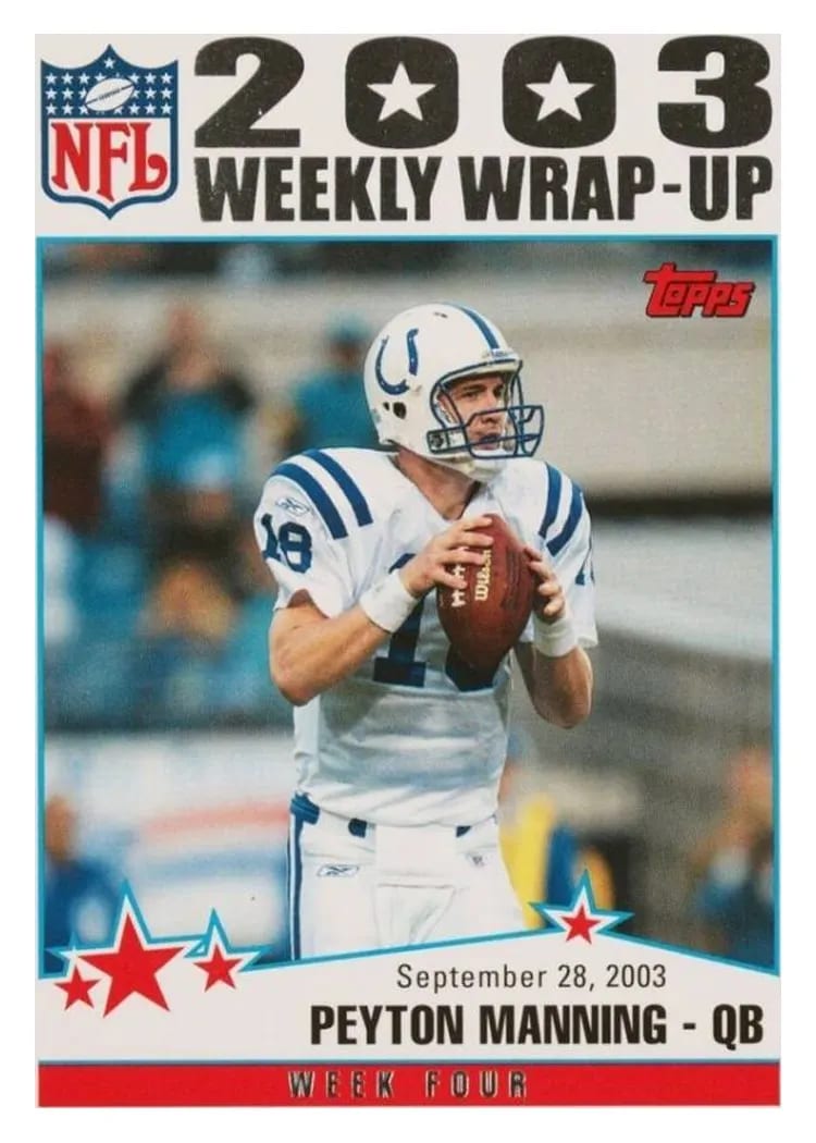 2004 Topps Peyton Manning #294 card