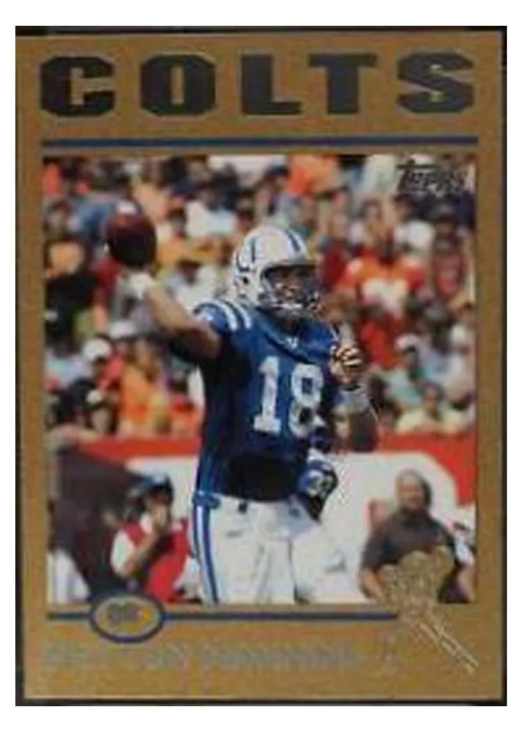 2005 Bowman Peyton Manning #1 card