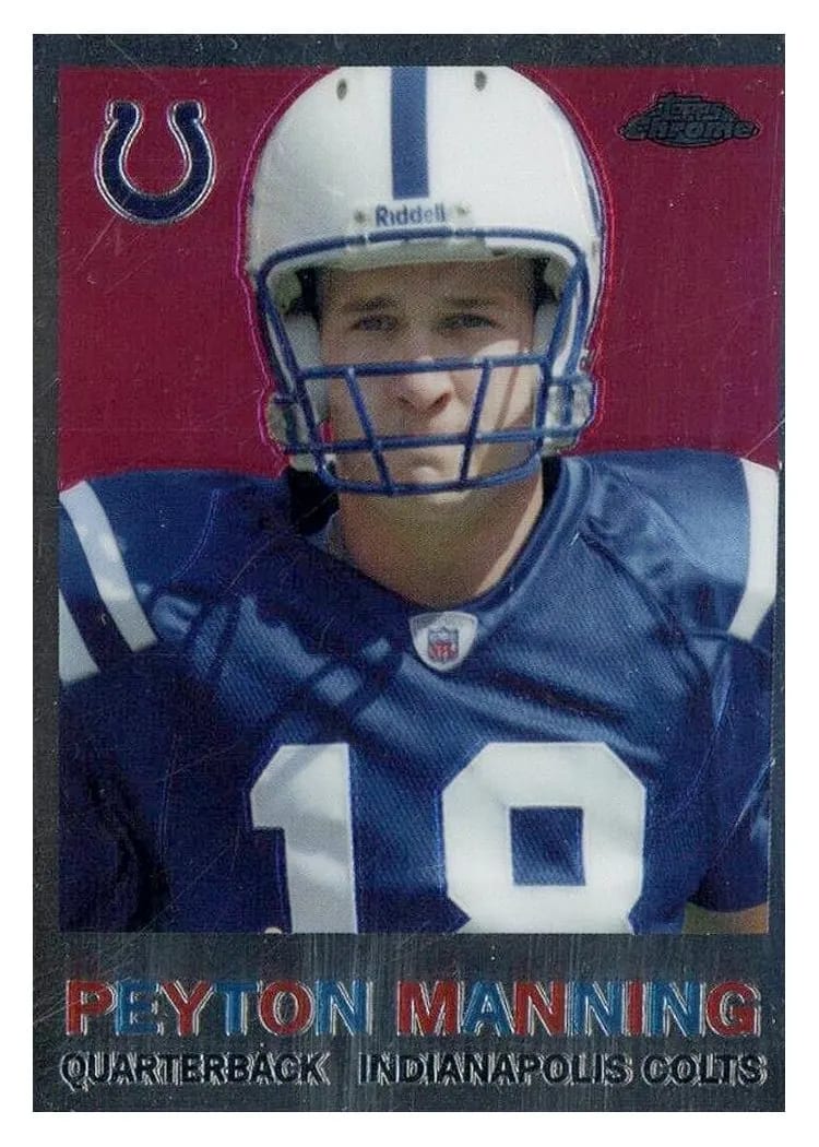 2005 Topps Chrome Throwbacks Peyton Manning #TB4 card