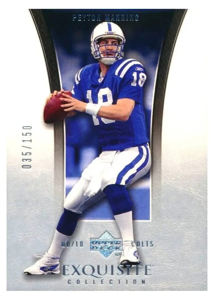 2005 Upper Deck Exquisite Collection Peyton Manning #19 card