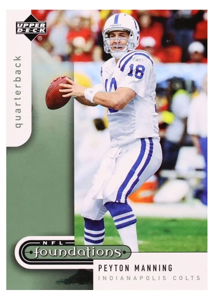 2005 Upper Deck Foundations Peyton Manning #39 card