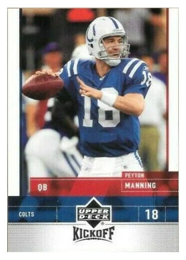 2005 Upper Deck Kickoff Peyton Manning #37 card