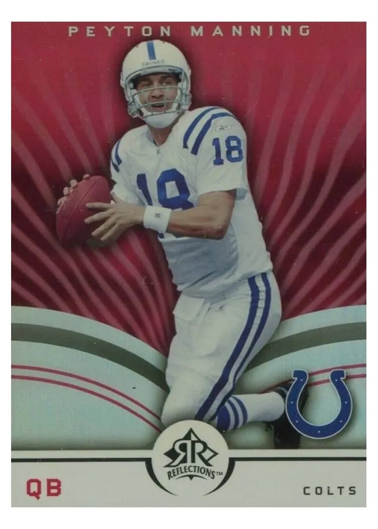 2005 Upper Deck Reflections Peyton Manning #39 card