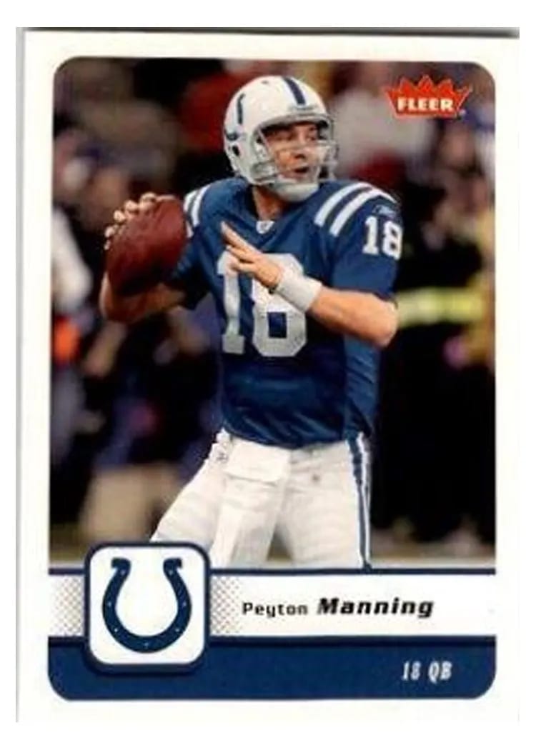 2006 Fleer Peyton Manning #41 card