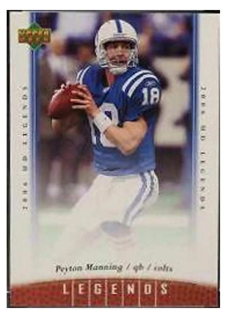 2006 Upper Deck Legends Peyton Manning #98 card