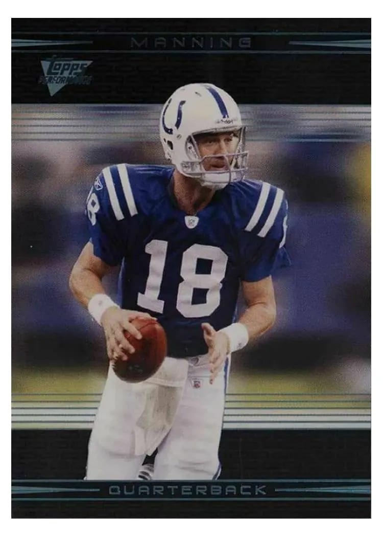 2007 Topps Performance Peyton Manning #2 card