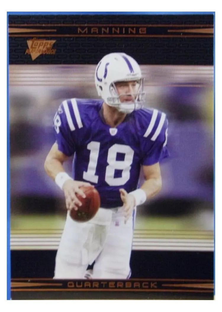 2007 Topps Performance Peyton Manning #2 card