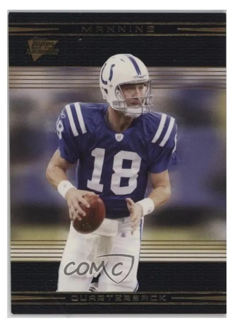 2007 Topps Performance Peyton Manning Gold #2