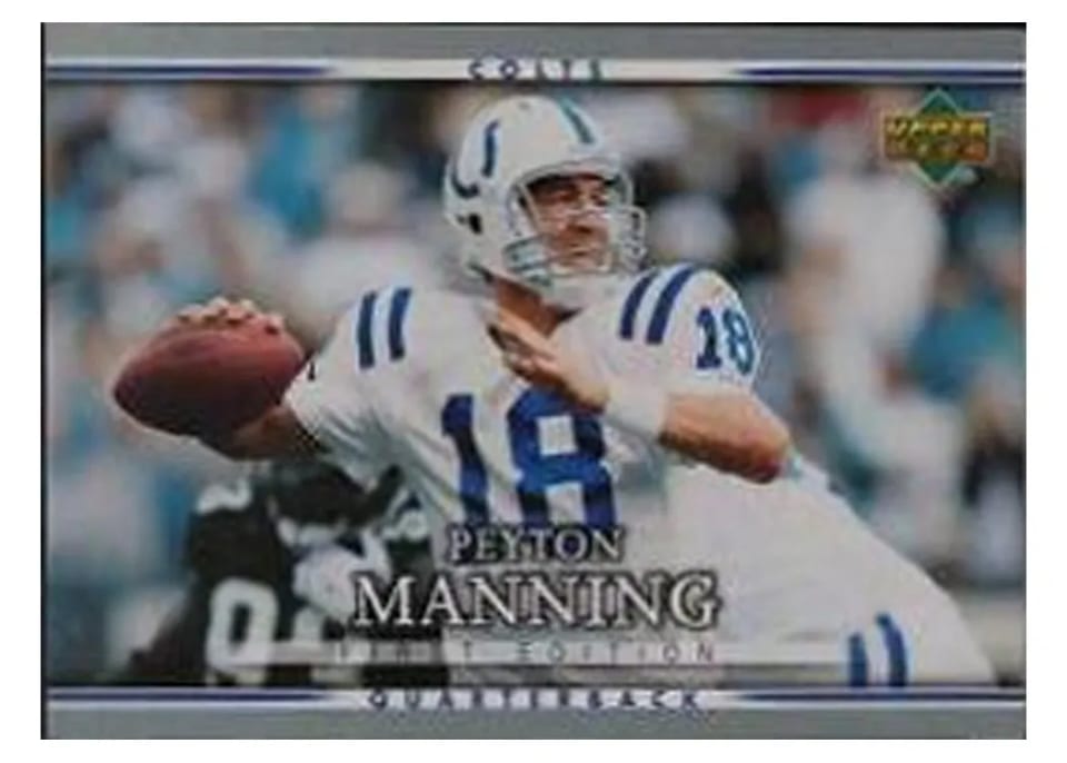 2007 Upper Deck First Edition Peyton Manning #40 card