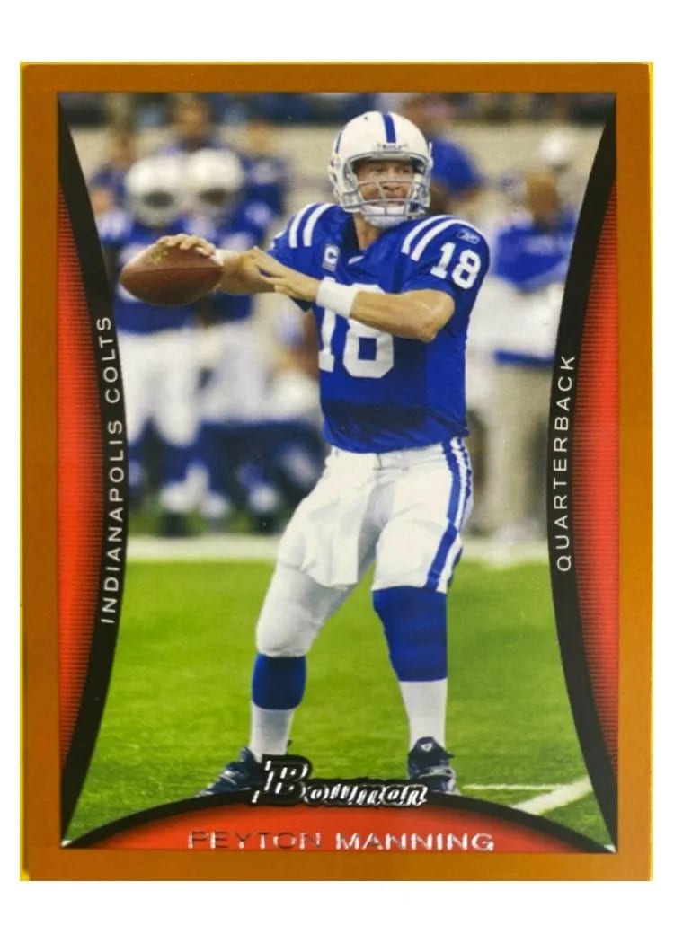 2008 Bowman Peyton Manning #3 card