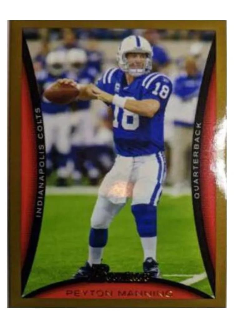 2008 Bowman Peyton Manning #3 card