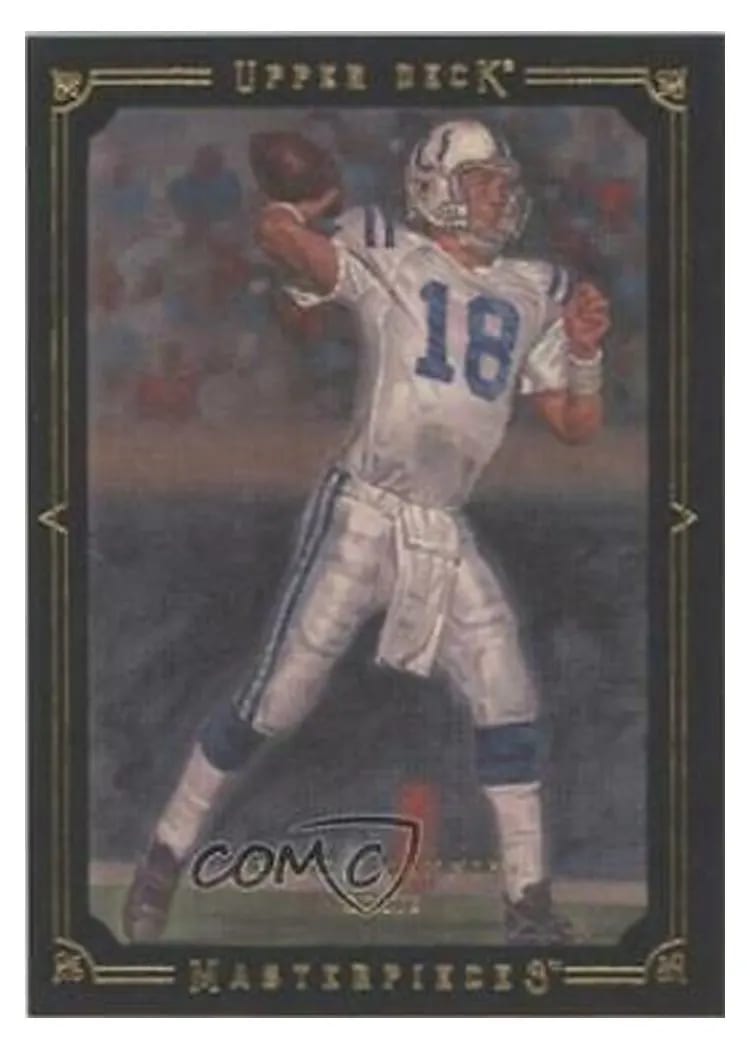 2008 Upper Deck Masterpieces Peyton Manning #68 card