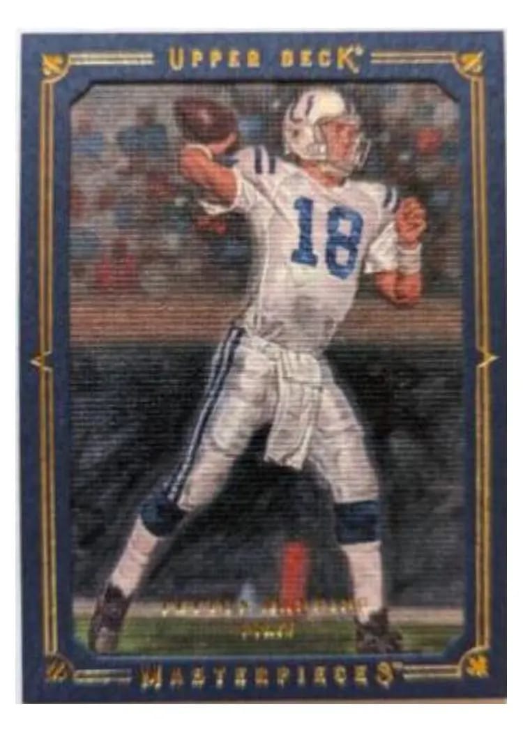 2008 Upper Deck Masterpieces Peyton Manning #68 card