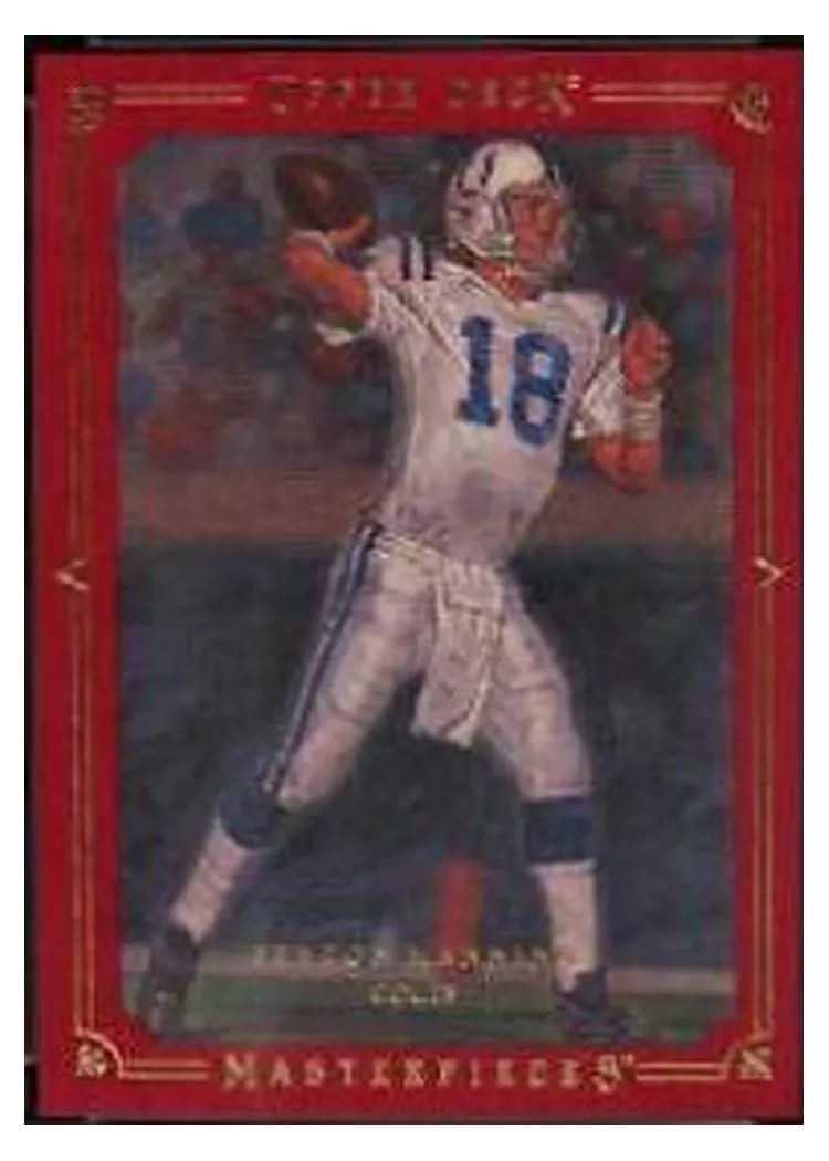 2008 Upper Deck Masterpieces Peyton Manning #68 card