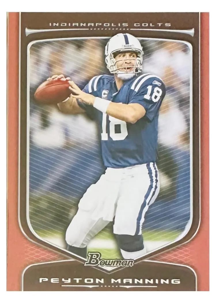 2009 Bowman Draft Peyton Manning #12 card