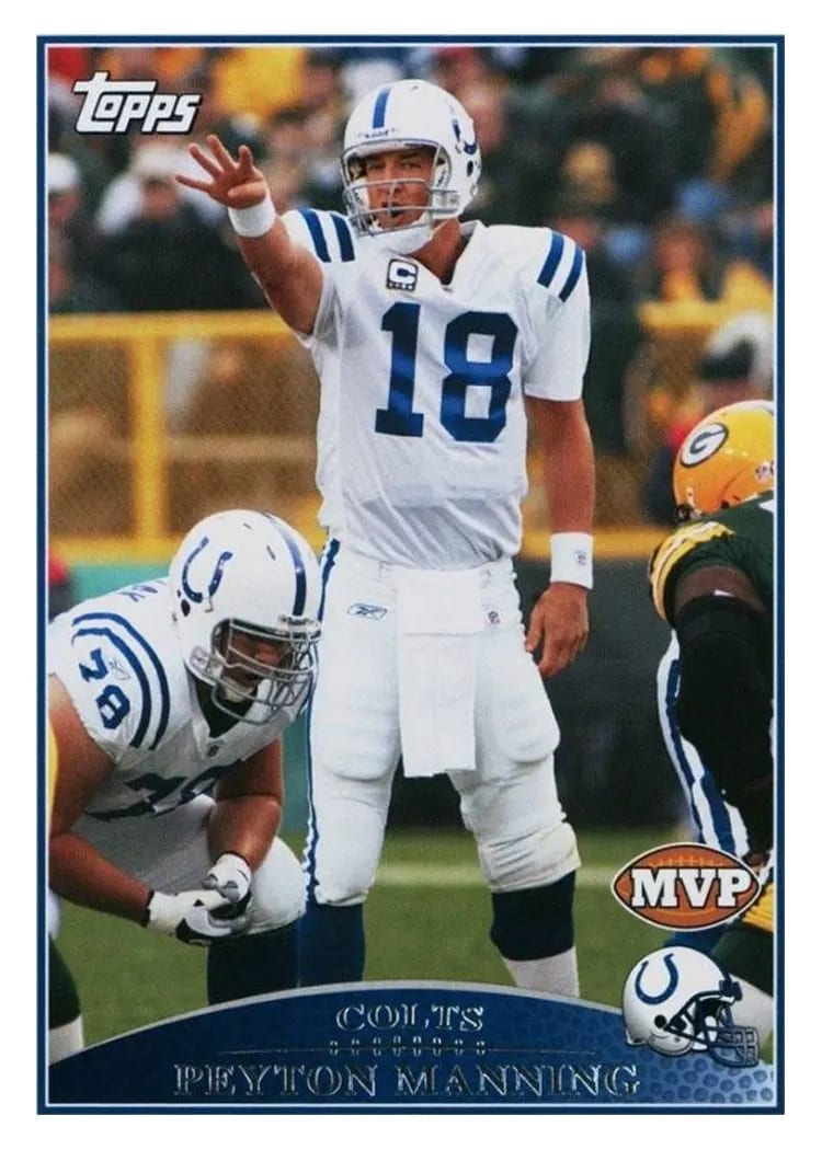 2009 Topps Peyton Manning #321 card