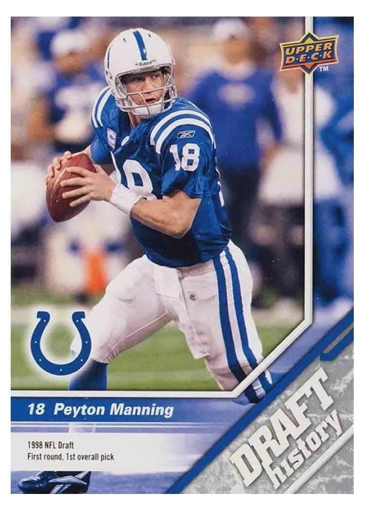 2009 Upper Deck Draft Edition Peyton Manning #154 card