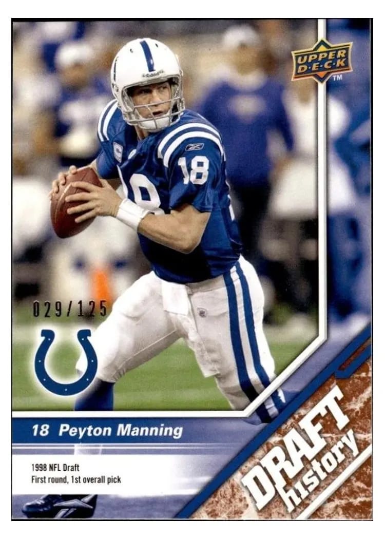 2009 Upper Deck Draft Edition Peyton Manning #154 card