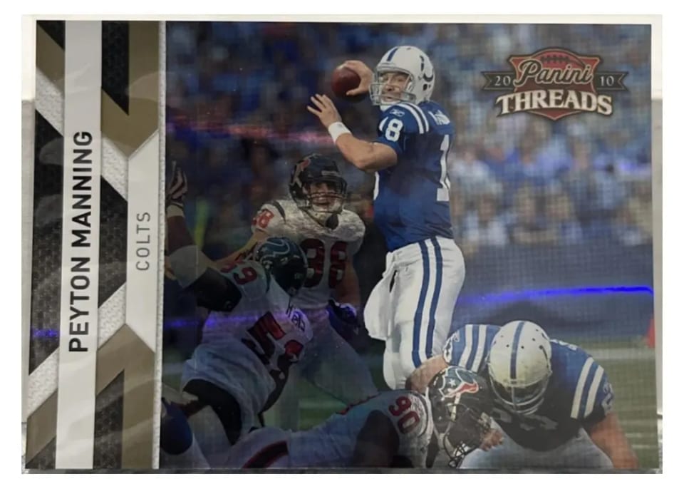 2010 Panini Threads Peyton Manning #62 card