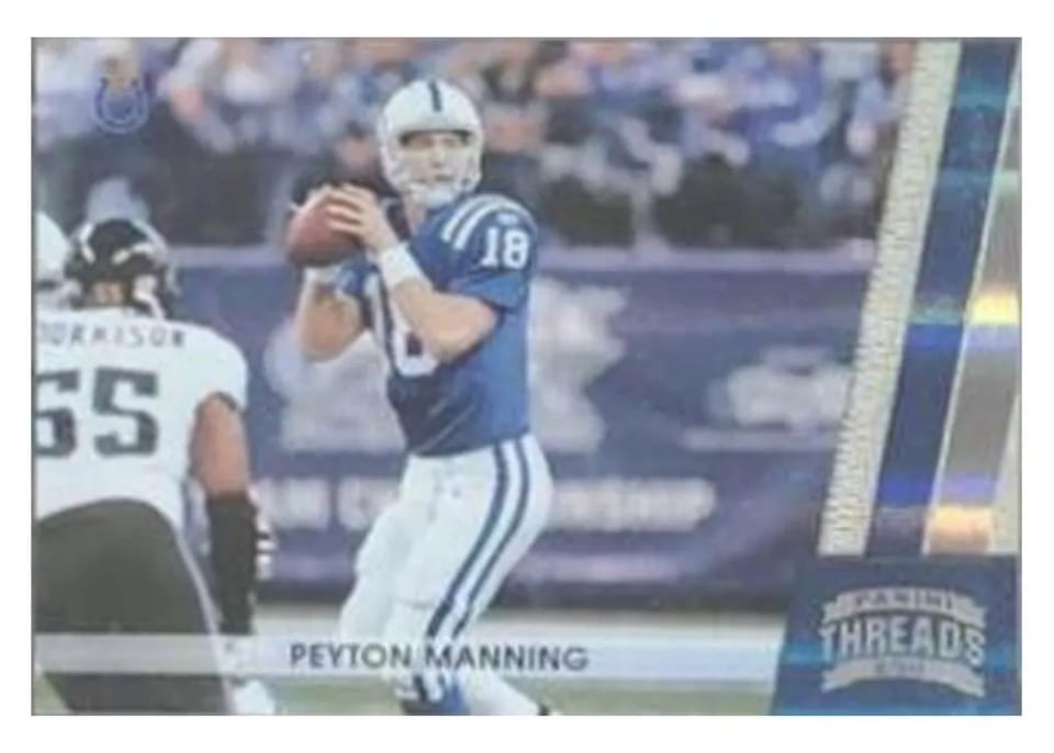 2011 Panini Threads Peyton Manning #66 card