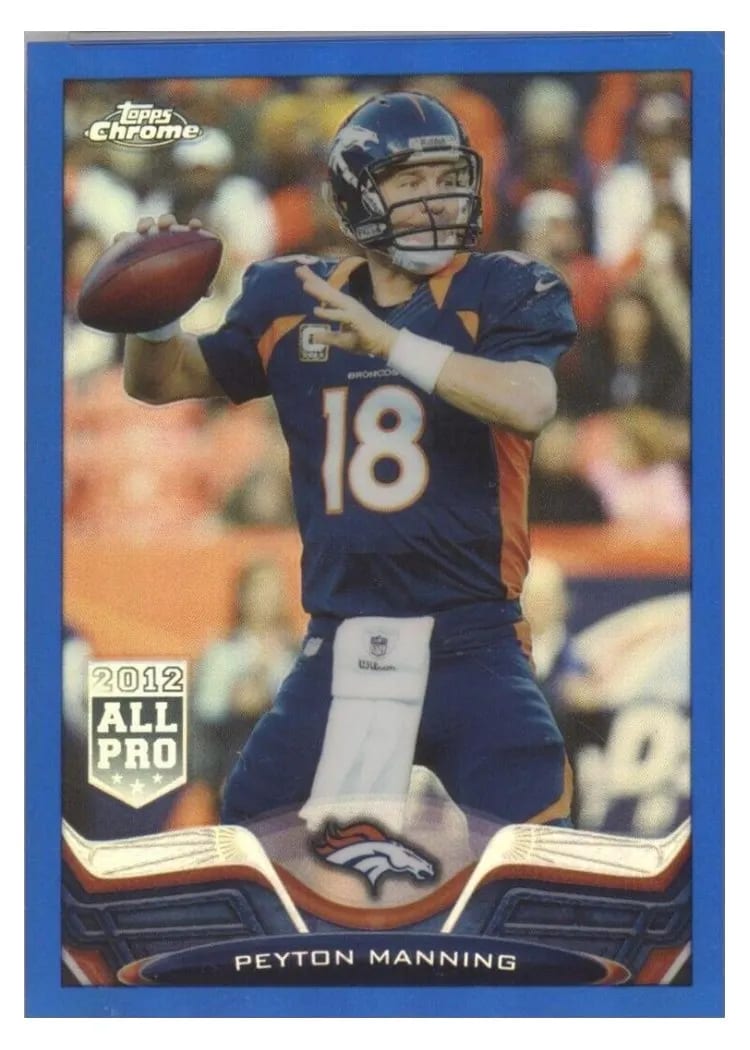 2013 Topps Chrome Peyton Manning #1 card
