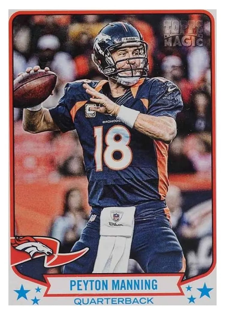 2013 Topps Magic Peyton Manning #50 card