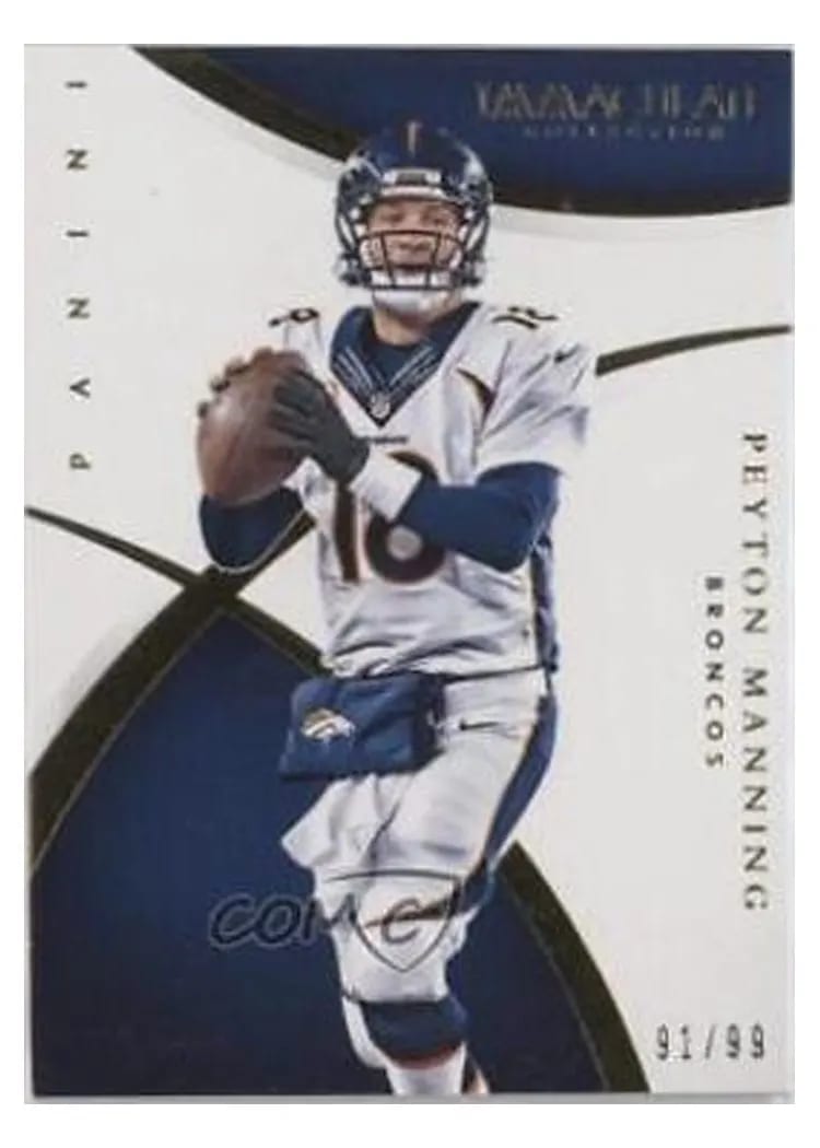 2015 Panini Immaculate Peyton Manning #18 card