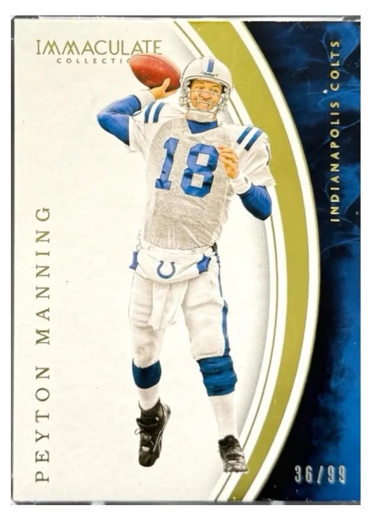 2016 Panini Immaculate Peyton Manning #18 card