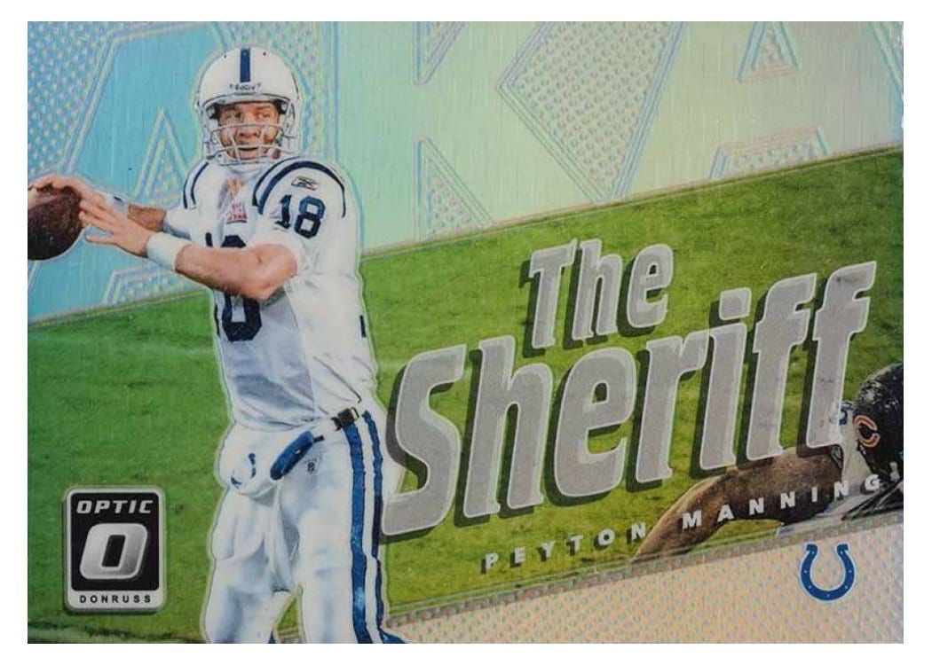 2017 Donruss Optic AKA Peyton Manning #19 card