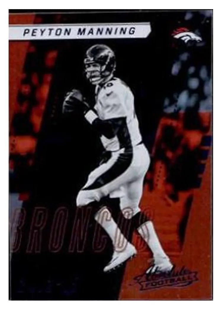 2017 Panini Absolute Peyton Manning Spectrum Blue #127 card