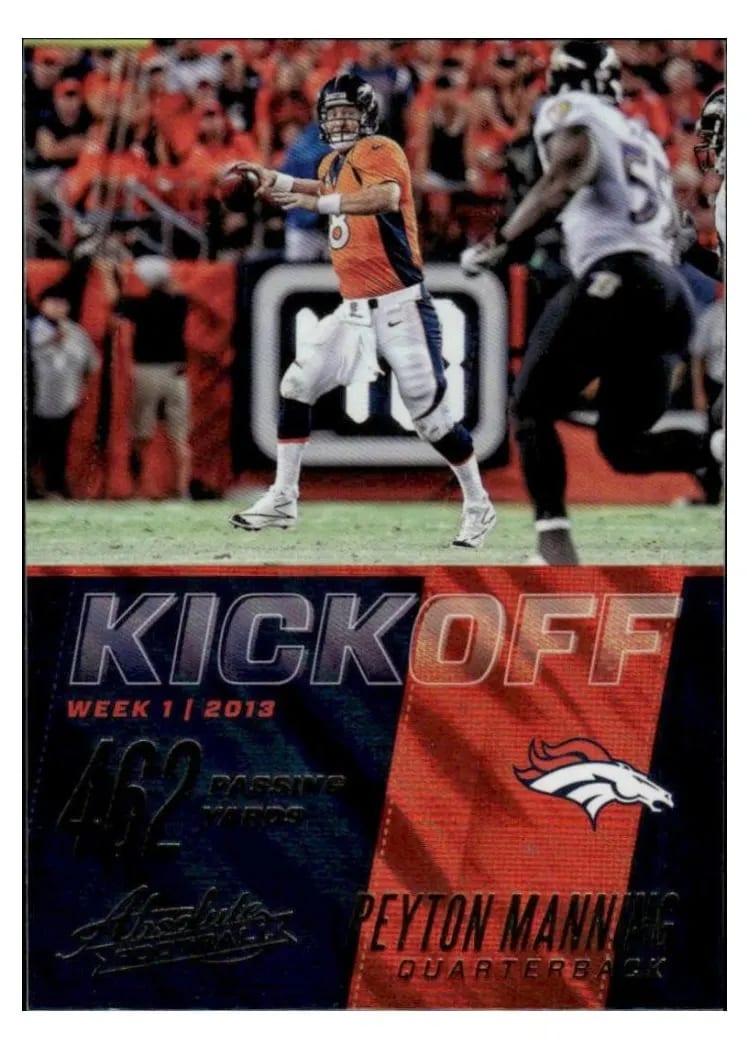 2017 Panini Absolute Kickoff Peyton Manning #3 card