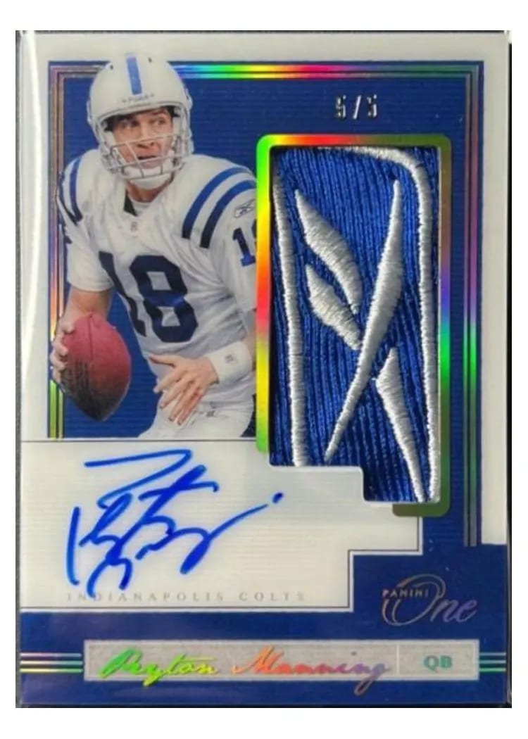 2018 Panini One Peyton Manning #149 card